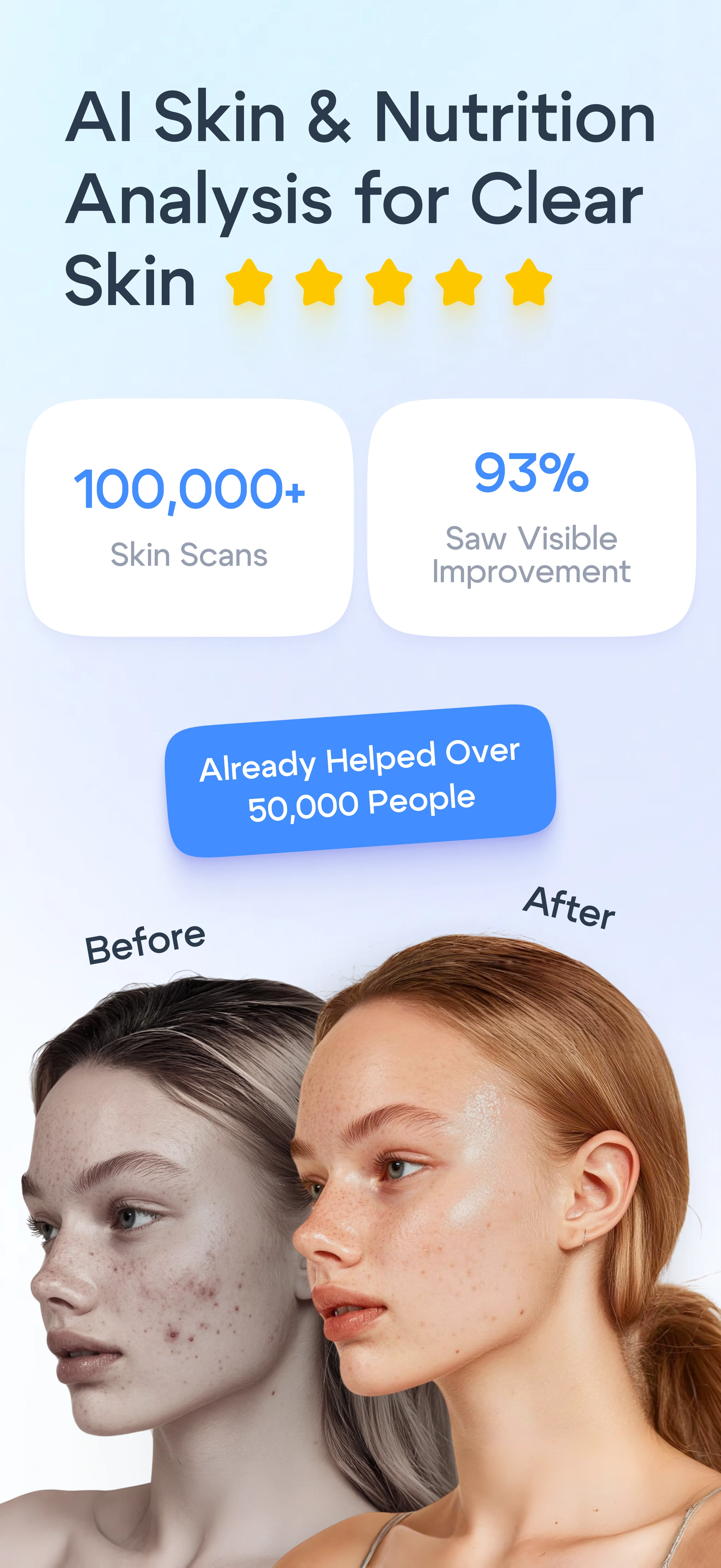 Lumé AI skin and nutrition analysis
