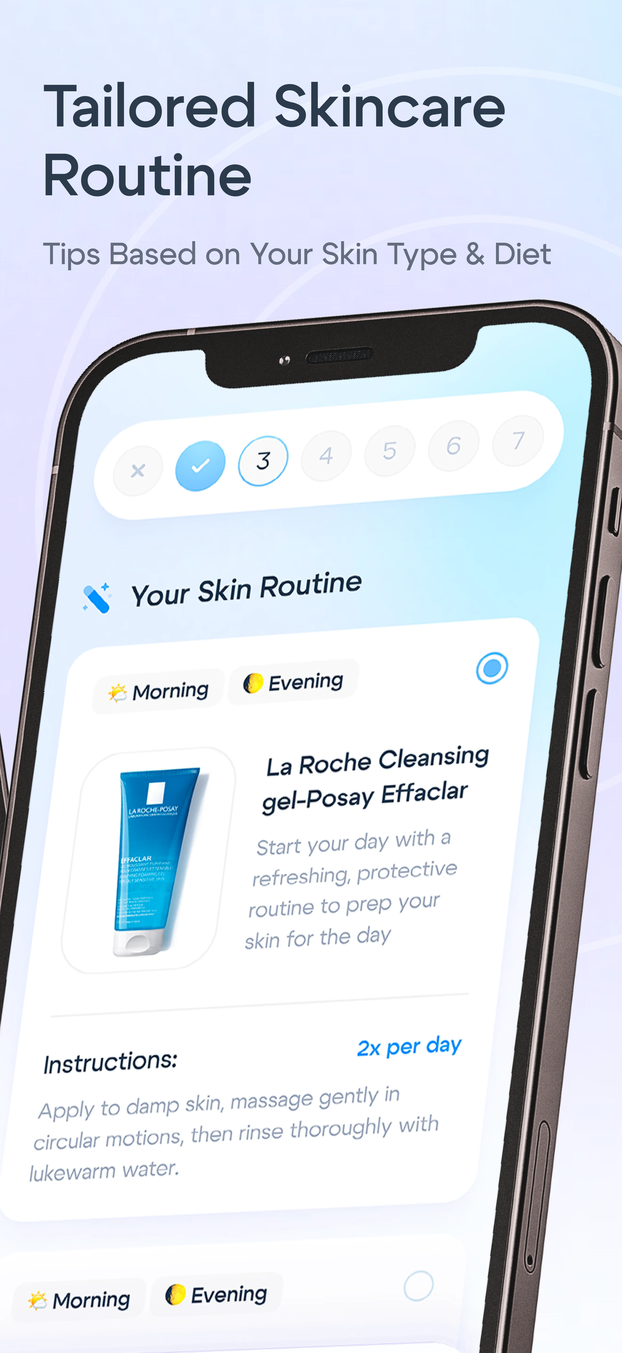 Lumé personalized skincare routine