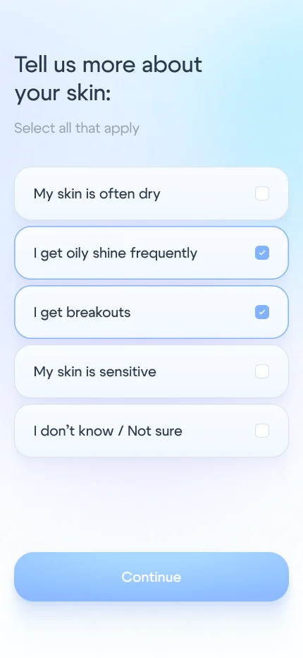 Skin profile
